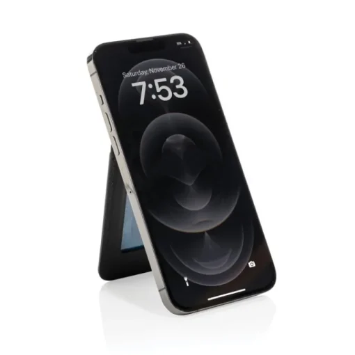 Gift Campaign Portacarte con supporto magnetico per cellulare in pelle sintetica> Portafogli