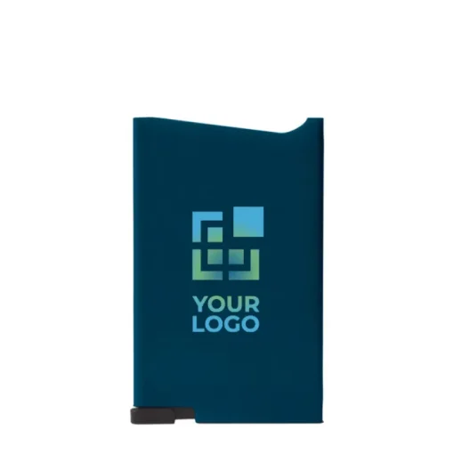 Gift Campaign Portacarte in ABS di vari colori con pulsante e protezione RFID> Portafogli