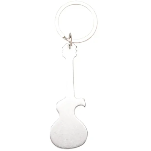 Gift Campaign Portachiavi a forma di chitarra 4 colori con apribottiglie Guitar> Portachiavi Apribottiglie