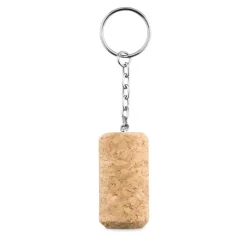 Gift Campaign Portachiavi a forma di tappo di sughero con anello Vino> Portachiavi In Legno