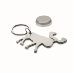 Gift Campaign Portachiavi apribottiglie in alluminio riciclato a forma di renna> Portachiavi Apribottiglie|Gadget Natalizi