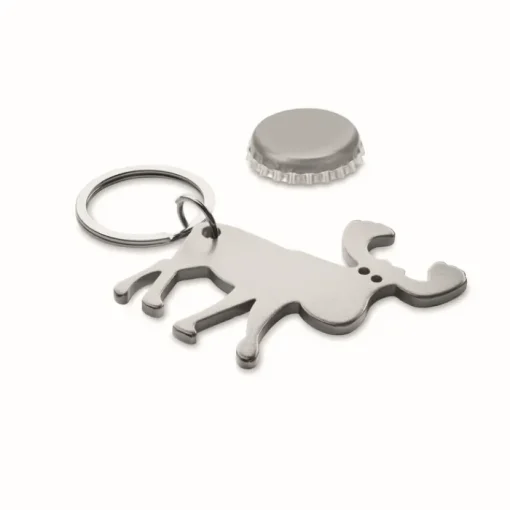 Gift Campaign Portachiavi apribottiglie in alluminio riciclato a forma di renna> Portachiavi Apribottiglie|Gadget Natalizi