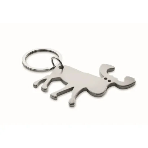 Gift Campaign Portachiavi apribottiglie in alluminio riciclato a forma di renna> Portachiavi Apribottiglie|Gadget Natalizi