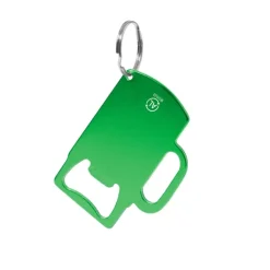 Gift Campaign Portachiavi apribottiglie alluminio riciclato GRS a forma di boccale></noscript> Portachiavi Apribottiglie