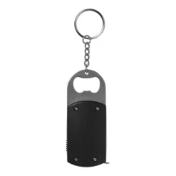 Gift Campaign Portachiavi apribottiglie personalizzati con torcia a Led e metro da 1m> Portachiavi Apribottiglie