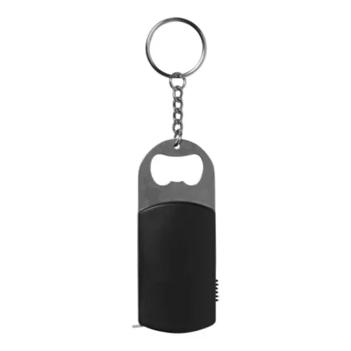 Gift Campaign Portachiavi apribottiglie personalizzati con torcia a Led e metro da 1m> Portachiavi Apribottiglie