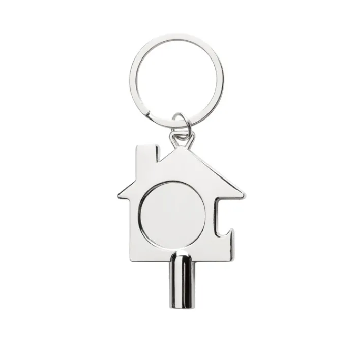 Gift Campaign Portachiavi con chiave di sfiato gettone e apribottiglie in zinco RCS> Portachiavi In Metallo