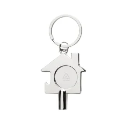 Gift Campaign Portachiavi con chiave di sfiato gettone e apribottiglie in zinco RCS><noscript><img width=