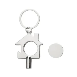 Gift Campaign Portachiavi con chiave di sfiato gettone e apribottiglie in zinco RCS><noscript><img width=