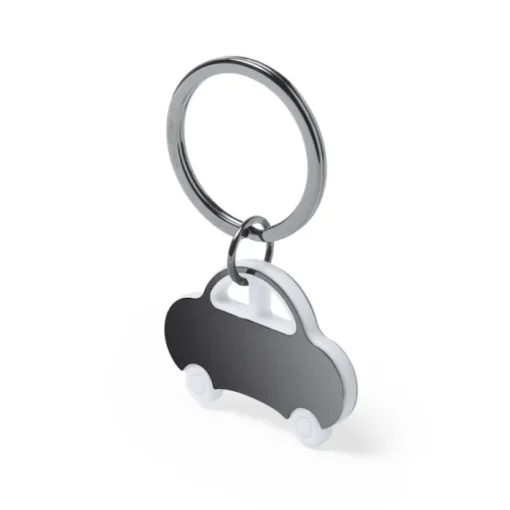 Gift Campaign Portachiavi con incisione macchina bicolore con anello Colored Car> Gadget Per Auto|Portachiavi In Metallo