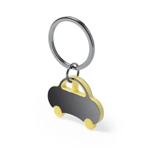 Gift Campaign Portachiavi con incisione macchina bicolore con anello Colored Car> Gadget Per Auto|Portachiavi In Metallo