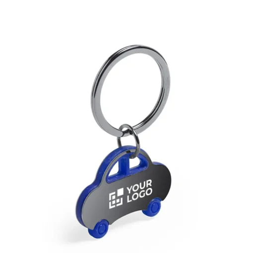Gift Campaign Portachiavi con incisione macchina bicolore con anello Colored Car> Gadget Per Auto|Portachiavi In Metallo