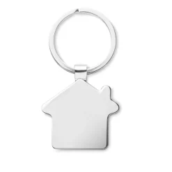 Gift Campaign Portachiavi con logo a forma di casa in bambù e lega di zinco Bamboo Home> Portachiavi In Legno
