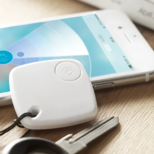 Gift Campaign Portachiavi con logo con smart finder e pulsante con APP FindKey> Gadget Per Auto