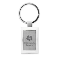 Gift Campaign Portachiavi con logo elegante in zinco in confezione singola Chrome></noscript> Portachiavi In Metallo
