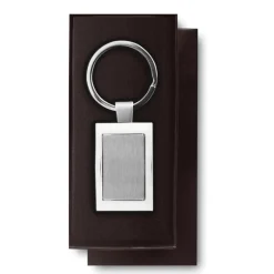 Gift Campaign Portachiavi con logo elegante in zinco in confezione singola Chrome></noscript> Portachiavi In Metallo