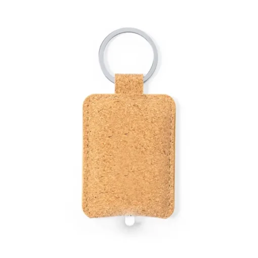 Gift Campaign Portachiavi con logo in sughero con luce LED pila inclusa Torcia Cork> Portachiavi In Legno