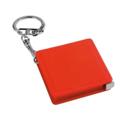 Gift Campaign Portachiavi con metro personalizzato avvolgibile SquareMeter 1M> Metri