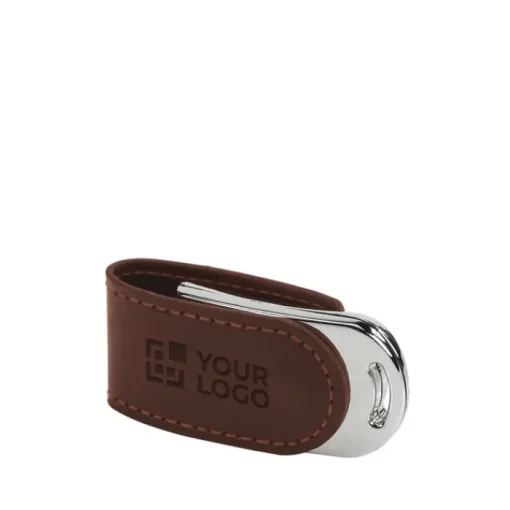 Gift Campaign Portachiavi con USB integrata similpelle e chiusura magnetica Elegance> Chiavette Usb Di Metallo