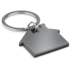 Gift Campaign Portachiavi di metallo personalizzati bicolore a forma di casa Home> Portachiavi In Metallo
