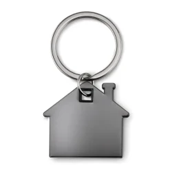 Gift Campaign Portachiavi di metallo personalizzati bicolore a forma di casa Home> Portachiavi In Metallo