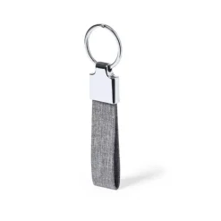 Gift Campaign Portachiavi elegante in metallo e RPET in 3 colorazioni Mix rPET> Portachiavi In Metallo