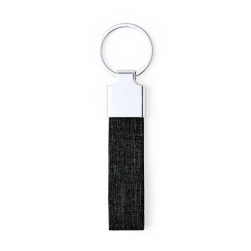 Gift Campaign Portachiavi elegante in metallo e RPET in 3 colorazioni Mix rPET> Portachiavi In Metallo
