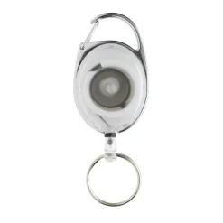 Gift Campaign Portachiavi estensibile in ABS e zinco riciclati RCS con moschettone><noscript><img width=