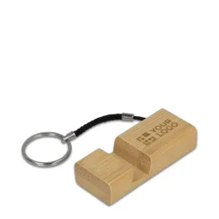 Gift Campaign Portachiavi in bambù con cordino e supporto per cellulare></noscript> Portachiavi In Legno