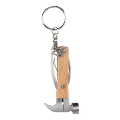Gift Campaign Portachiavi in bambù e metallo con 7 funzioni> Portachiavi In Legno