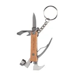 Gift Campaign Portachiavi in bambù e metallo con 7 funzioni></noscript> Portachiavi In Legno