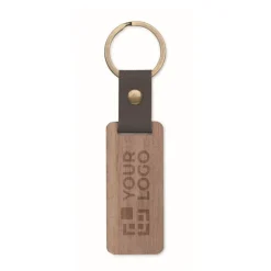 Gift Campaign Portachiavi in di noce con laccetto in pelle sintetica></noscript> Portachiavi In Legno