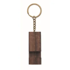 Gift Campaign Portachiavi in di noce con funzione di supporto per cellulare></noscript> Portachiavi In Legno