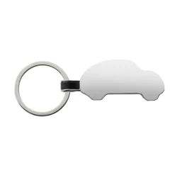 Gift Campaign Portachiavi in metallo con incisione a forma di auto in lega di zinco riciclato> Portachiavi In Metallo
