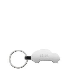 Gift Campaign Portachiavi in metallo con incisione a forma di auto in lega di zinco riciclato></noscript> Portachiavi In Metallo
