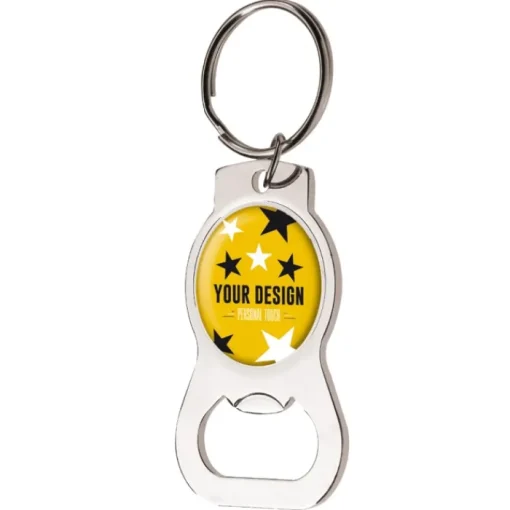 Gift Campaign Portachiavi in metallo con funzione apribottiglie da personalizzare> Portachiavi In Metallo