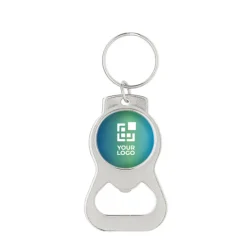Gift Campaign Portachiavi in metallo con funzione apribottiglie da personalizzare></noscript> Portachiavi In Metallo