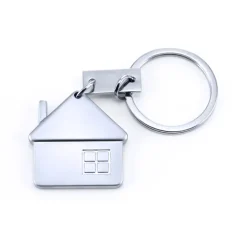 Gift Campaign Portachiavi in metallo opaco a forma di casa per incisione Small House> Portachiavi In Metallo