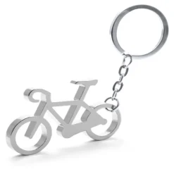 Gift Campaign Portachiavi metallico a forma di bici in differenti colori Bicycle></noscript> Portachiavi In Metallo