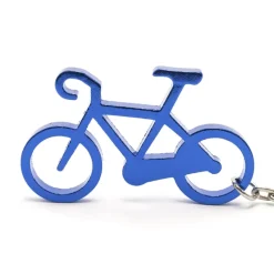 Gift Campaign Portachiavi metallico a forma di bici in differenti colori Bicycle></noscript> Portachiavi In Metallo