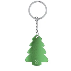 Gift Campaign Portachiavi natalizio in alluminio riciclato a forma di abete></noscript> Gadget Natalizi