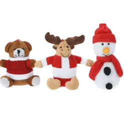 Gift Campaign Portachiavi natalizio in peluche a forma di orsetto personalizzabile> Gadget Natalizi
