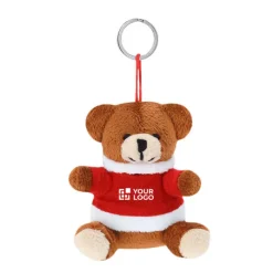 Gift Campaign Portachiavi natalizio in peluche a forma di orsetto personalizzabile></noscript> Gadget Natalizi