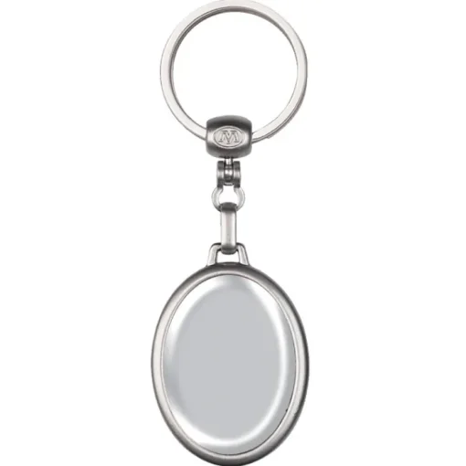 Gift Campaign Portachiavi ovale in metallo personalizzabile in doming su i 2 lati> Portachiavi In Metallo