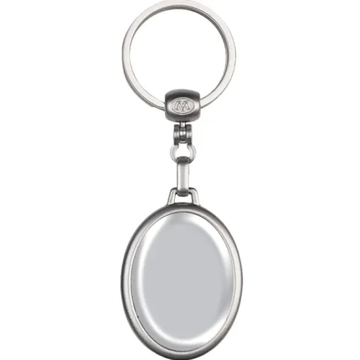 Gift Campaign Portachiavi ovale in metallo personalizzabile in doming su i 2 lati> Portachiavi In Metallo