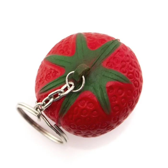Gift Campaign Portachiavi personalizzato antistress a forma di frutti vari Fruity> Palline Antistress