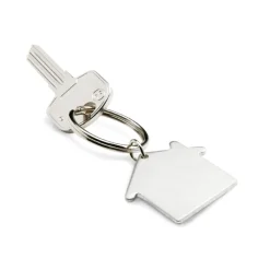 Gift Campaign Portachiavi personalizzato in metallo a forma di casa e anello Aluhome> Portachiavi In Metallo