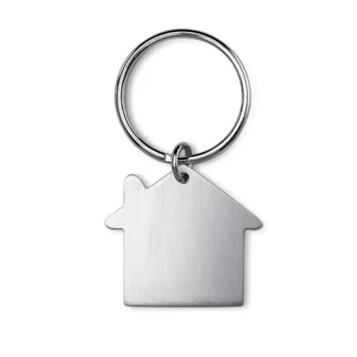 Gift Campaign Portachiavi personalizzato in metallo a forma di casa e anello Aluhome> Portachiavi In Metallo