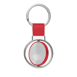Gift Campaign Portachiavi personalizzato rotondo più colorazioni con anello Spinning></noscript> Portachiavi In Metallo