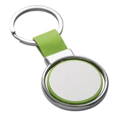 Gift Campaign Portachiavi personalizzato rotondo più colorazioni con anello Spinning></noscript> Portachiavi In Metallo
